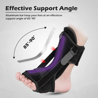 Foot pain adjustable orthopedic splint